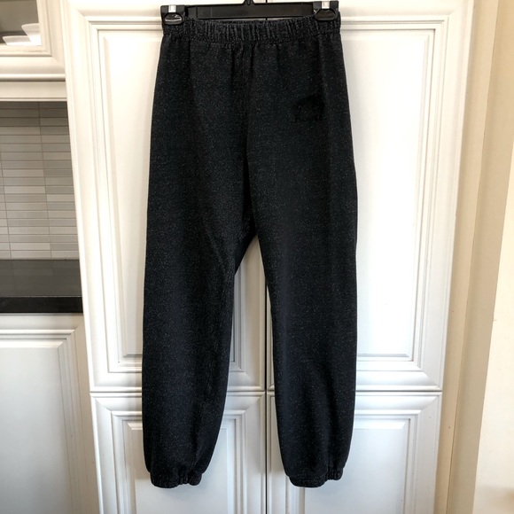Roots women’s salt and pepper sweatpants - Picture 1 of 8